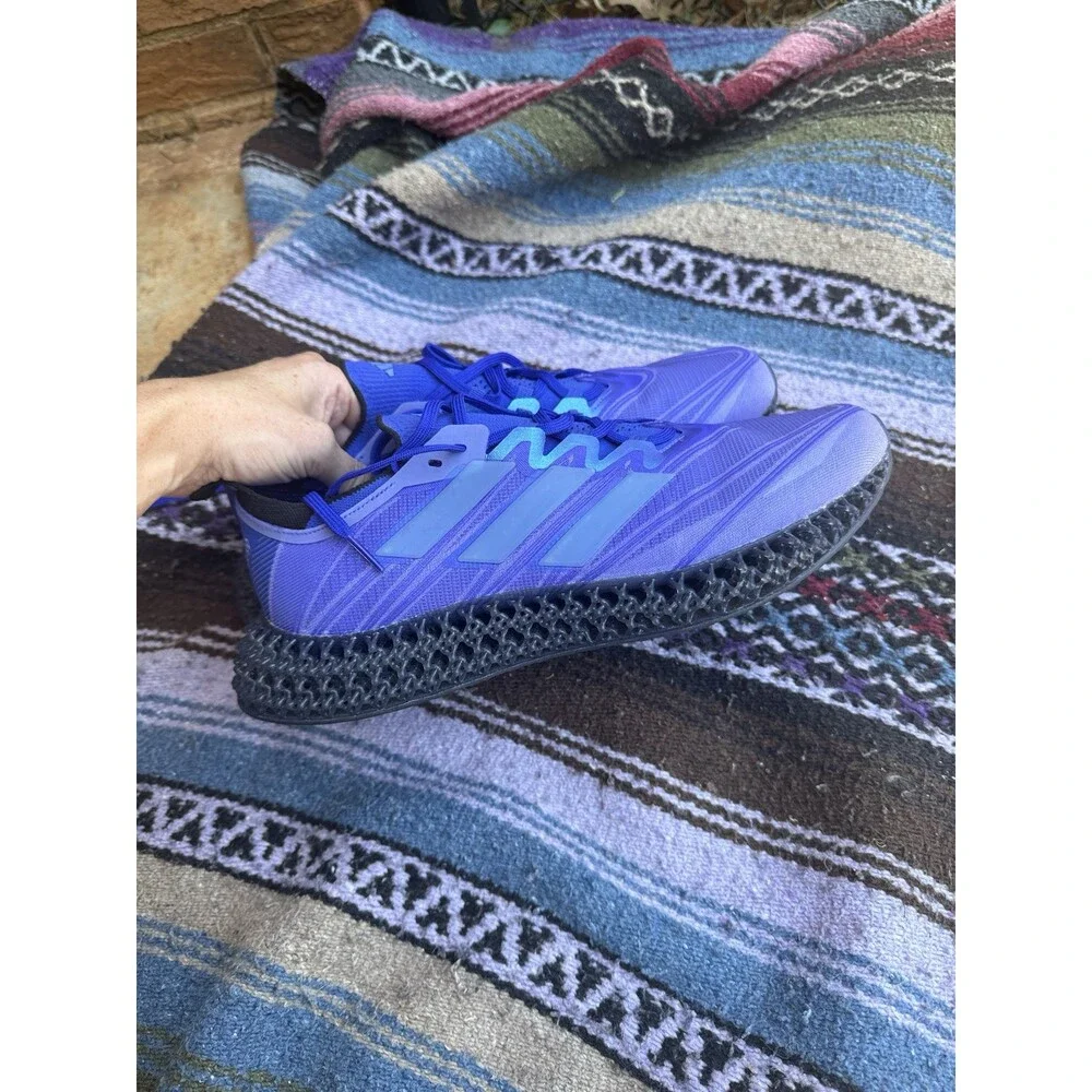RARE Sz 10.5 - Adidas 4DFWD Men’s Running Shoes ID8888 Colbalt Blue 4D 2024